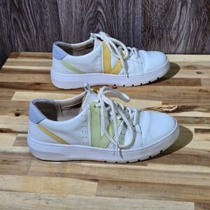 Vionic White and Yellow Sneakers